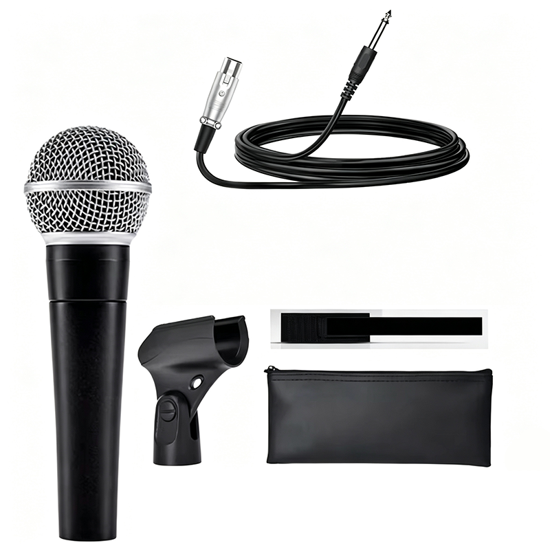Shure Mic Sm58 - Karaoke Dynamic Microphone Professional Wired Mic
