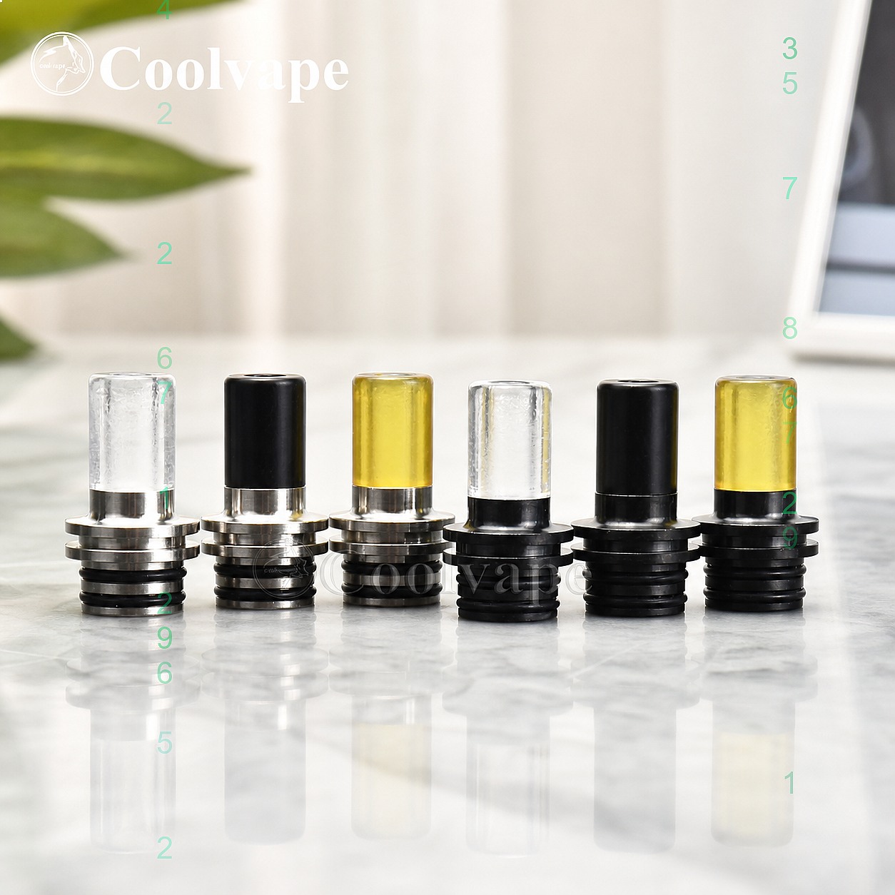 510 MTL Drip Tip Heat Resistan - đánh giá và giá Accessories For Vaping