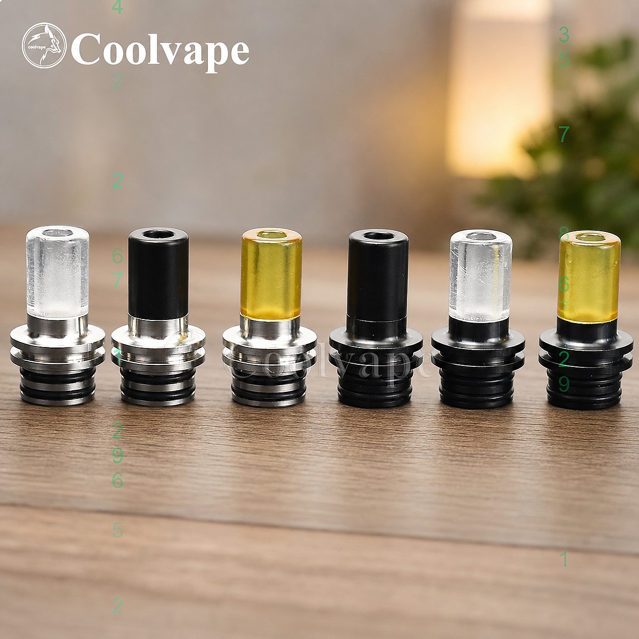 510 MTL Drip Tip Heat Resistan - đánh giá và giá Accessories For Vaping