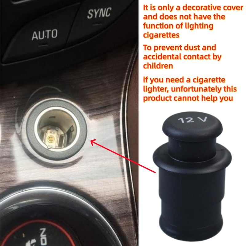 12V Car Cigarette Lighter Dust - đánh giá và giá Vape Decoration