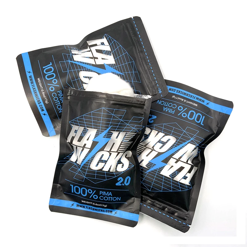 Vmiss Flash Bấc PIMA Cotton Hữ - đánh giá và giá Cotton Wick Organic